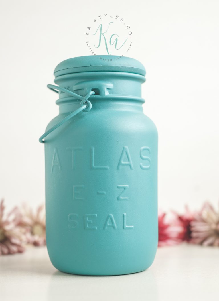 Krylon Chalk Finish Paint Sprinkled and Painted at KA Styles.co