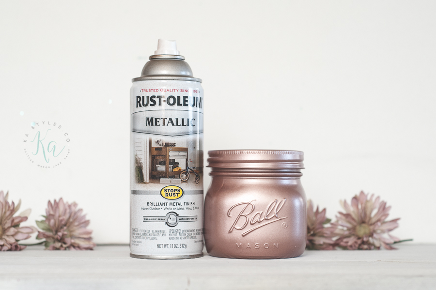 Blush copper spray paint. Use as rose gold.