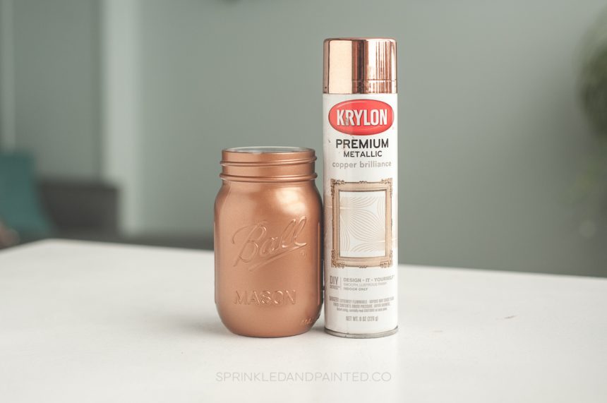 Copper Spray Paint Colors Sprinkled and Painted at KA Styles.co