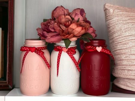 valentines day mason jars